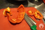 Slicing a red pepper... the right way. Slicing a red pepper... the right way.