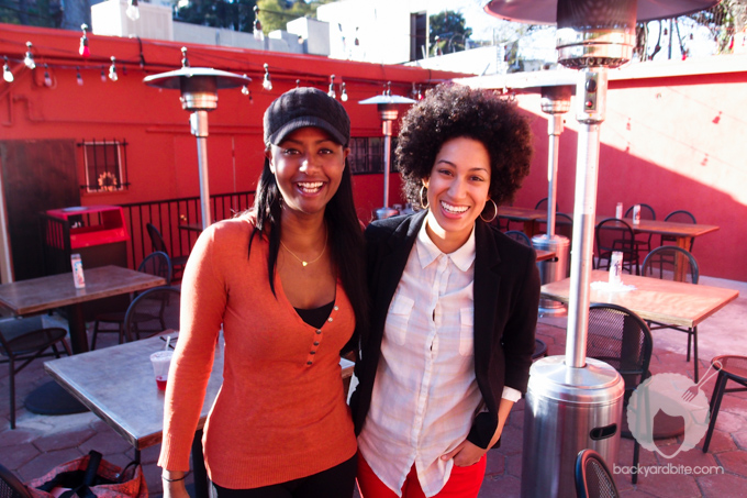 Happy faces after stuffing ourselves with tacos. More please!