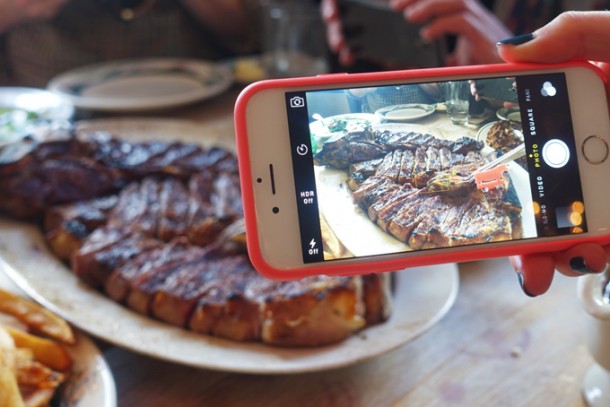 We couldn't JUST get the burger, so we ordered the USDA Chopped Steak too.